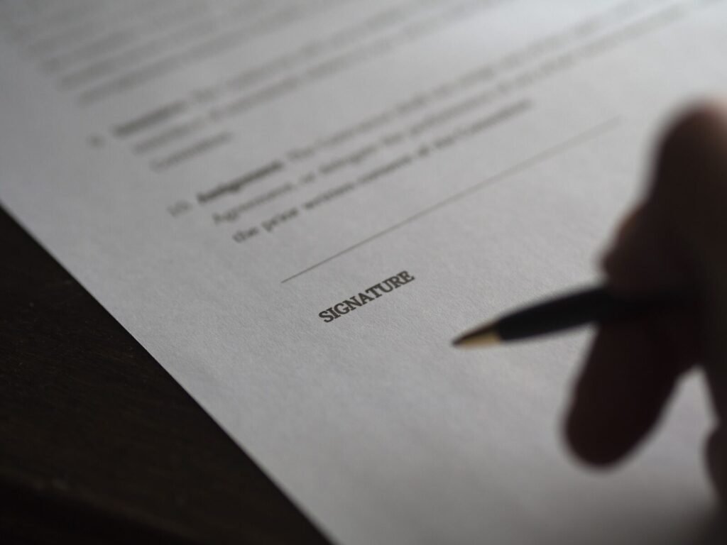Contract met een trouwleverancier